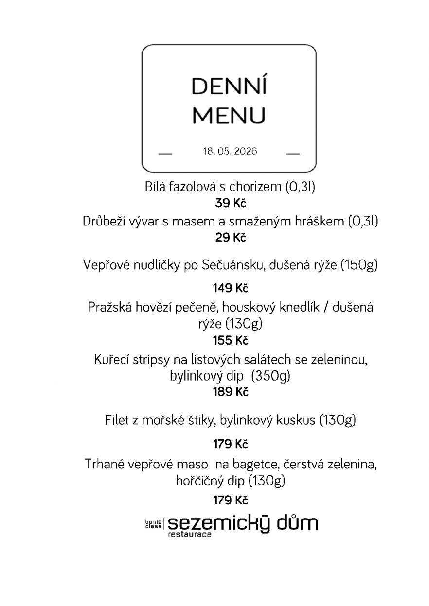 Denní menu